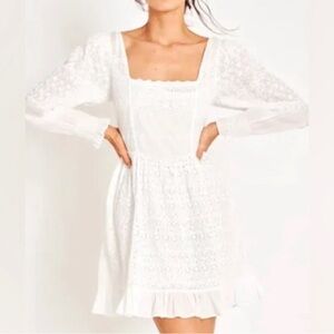 Brand new with tags. White eyelet LoveShackFancy dress 🤍